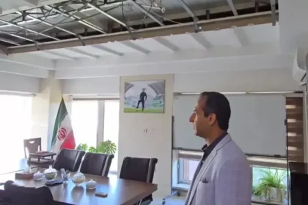 آخرین وضعیت مرکز ملی فوتبال پس از حملات دشمن